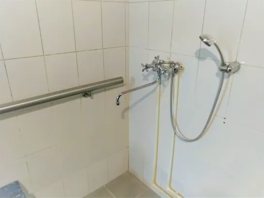 душевая с поручнем